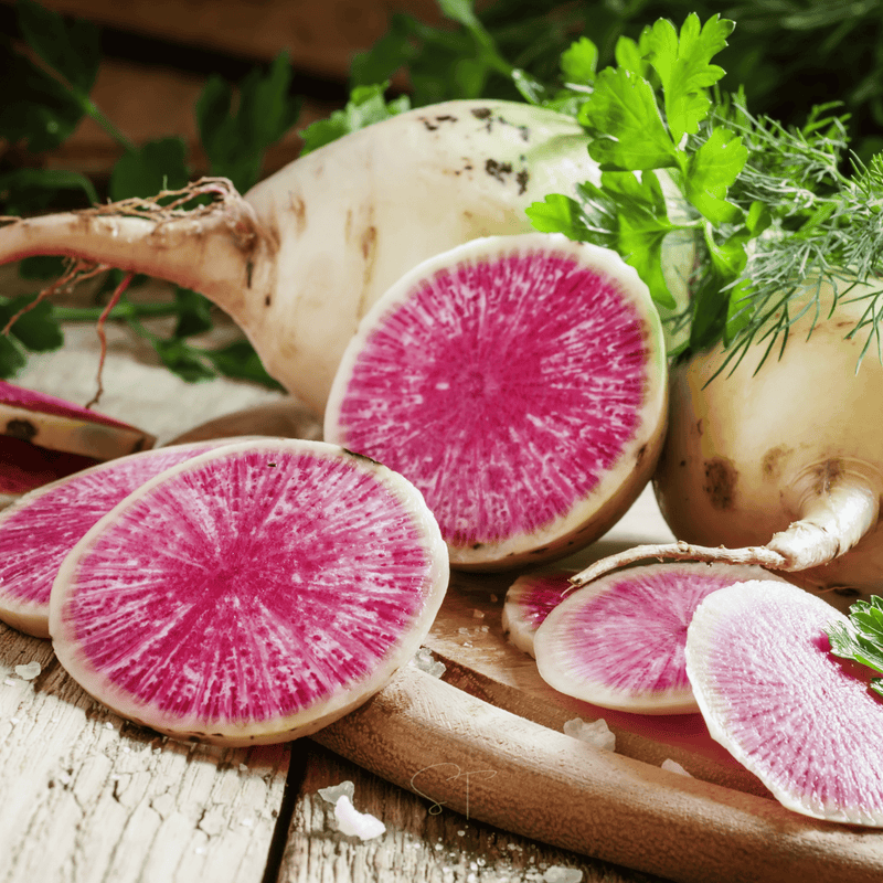 Load image into Gallery viewer, Watermelon Radish – 50 Seeds
