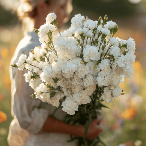 White Grenadin Carnation – 25 Seeds, additional product view 2
