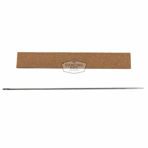 Ten-inch metal wicking needle for threading wicks into candle molds.