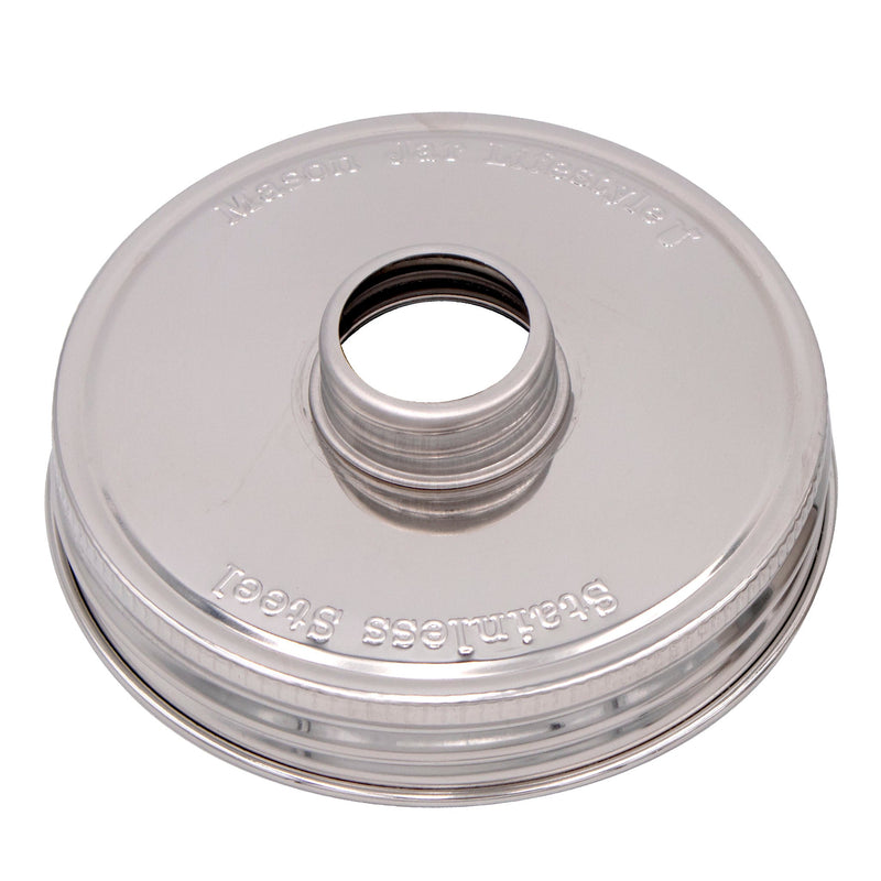 Load image into Gallery viewer, Threaded Lid Adapter for Mason Jars
