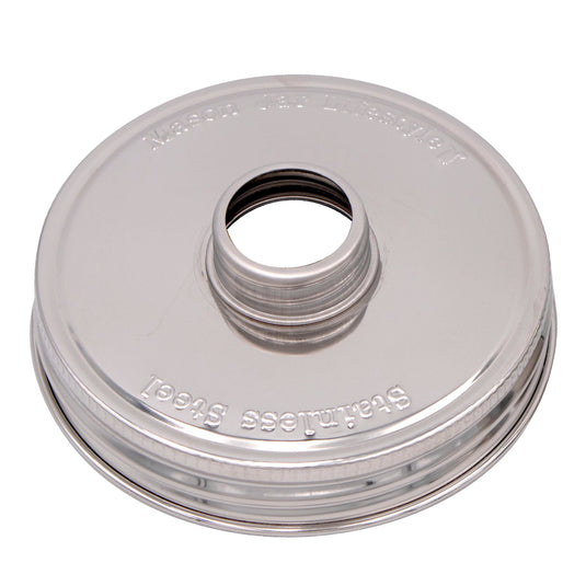 Threaded Lid Adapter for Mason Jars
