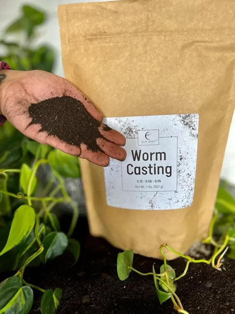 Elm Dirt worm castings bag