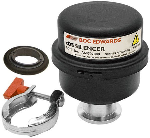 Exhaust silencer filter for Edwards nXDS pumps