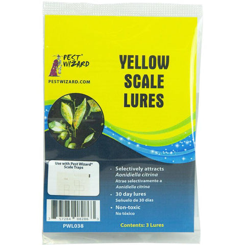 Pest Wizard Yellow Scale pheromone lure 3-pack packaging