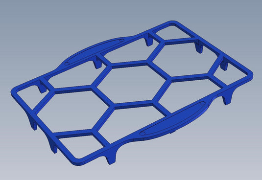 BeeSmart pollen patty trivet with raised grid to deter small hive beetles.