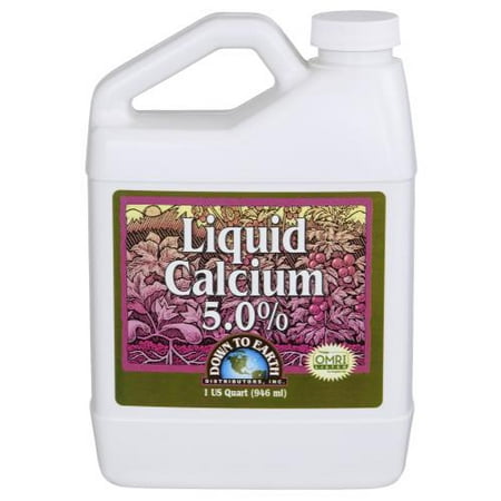 Down To Earth Liquid Calcium bottle, quart
