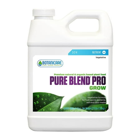 Botanicare Pure Blend Pro Gro plant food bottle, 1 quart