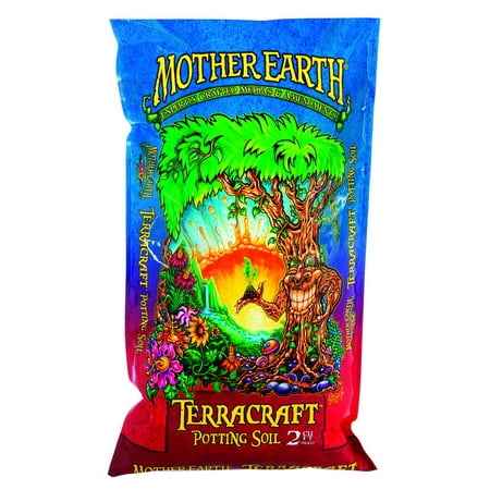 Mother Earth Terracraft potting soil, label detail