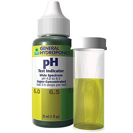 General Hydroponics pH test kit bottle, 1 ounce