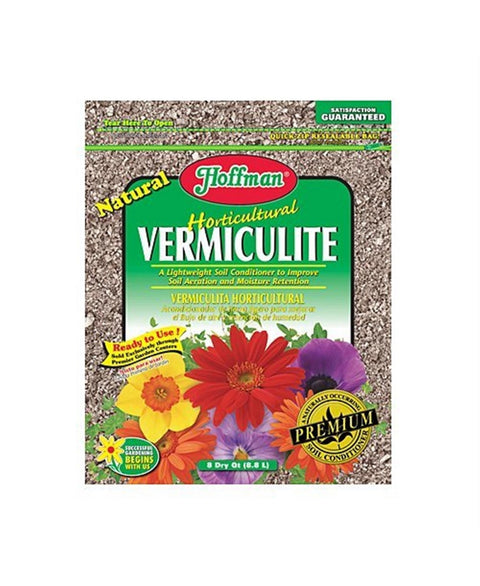 Hoffman horticultural vermiculite soil enhancer bag, 8 quarts