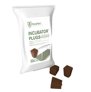 FloraFlex Incubator Plugs 40|40 50ct 1.25x1.25 Hole Size 1/8 Flora Flex