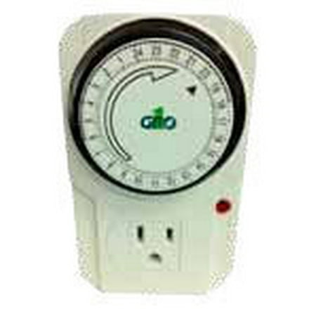 Grow1 Single Outlet Mechanical Timer, 120V