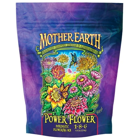 Mother Earth Power Flower fertilizer bag, 4.4 pounds