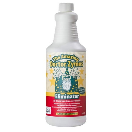 The Amazing Doctor Zymes Insect Eliminator concentrate bottle, front label