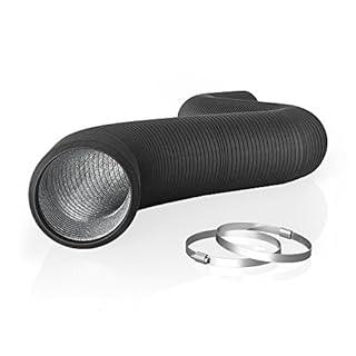AC Infinity aluminum ducting, layered material close-up