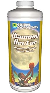 Load image into Gallery viewer, General Hydroponics Diamond Nectar 0-1-1 Premium Grade Humic Acid For Soil, Soilless Mixes, Coco &amp; Hydroponics, 1qt
