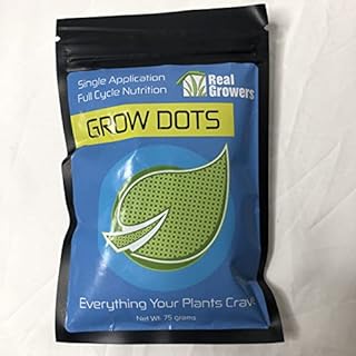 Real Growers Grow Dots fertilizer dots, close-up