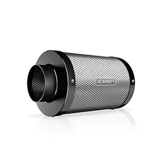 AC Infinity carbon filter, charcoal media detail