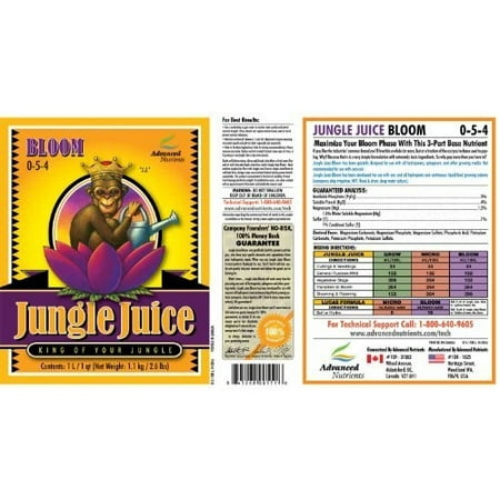 Advanced Nutrients Jungle Juice Bloom Fertilizer, 1-Liter [1 Liter]