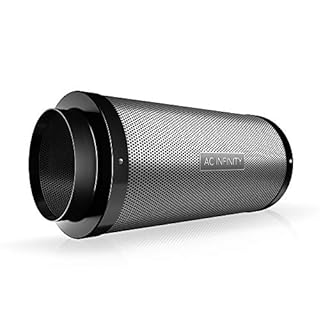 AC Infinity carbon filter, charcoal media detail