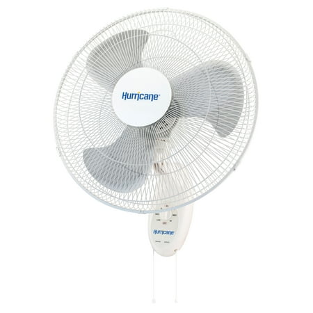 Hurricane Supreme 18in Oscillating Wall Mount Fan