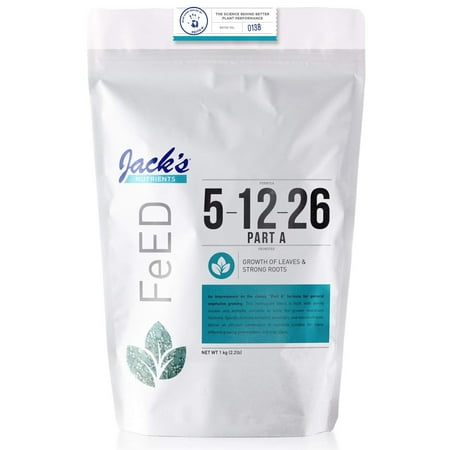 Jack’s Nutrients Part A Formula 5-12-26  2.2lbs