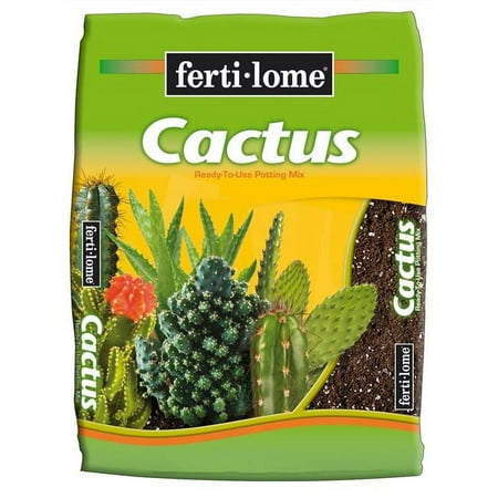 Fertilome cactus potting soil mix bag, 4 quart