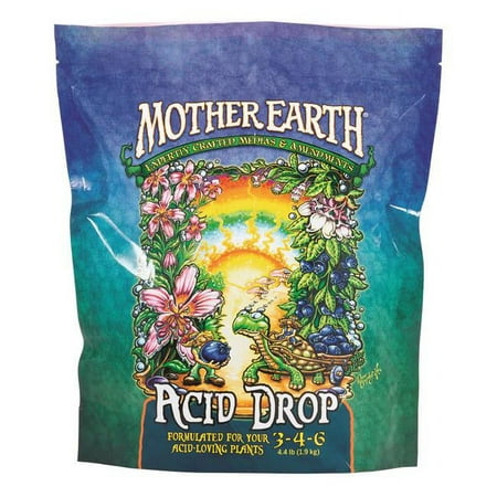 Mother Earth Acid Drop fertilizer bag, 4.4 pounds