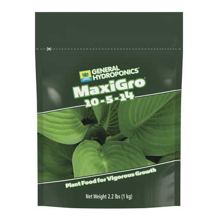 General Hydroponics MaxiGro powder nutrient, 2.2 pound bag