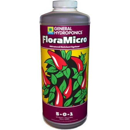 General Hydroponics FloraMicro bottle, 1 quart