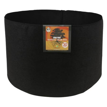 Load image into Gallery viewer, Gro Pro Essential Round Fabric Pot - 30 Gallon - Black
