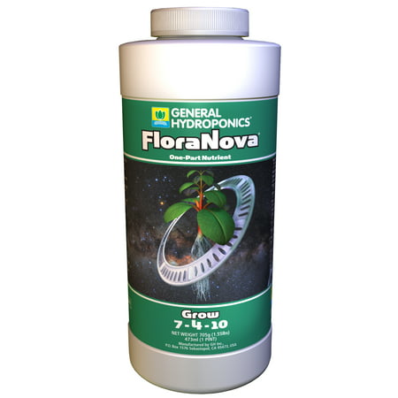 General Hydroponics FloraNova Grow bottle, 1 pint