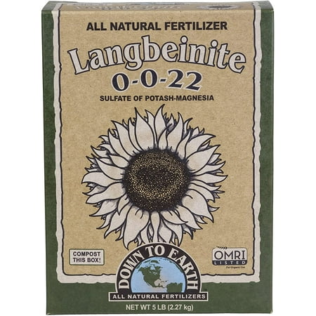 Load image into Gallery viewer, Down To Earth Organic Langbeinite Fertilizer Mix 0-0-22  5 lb
