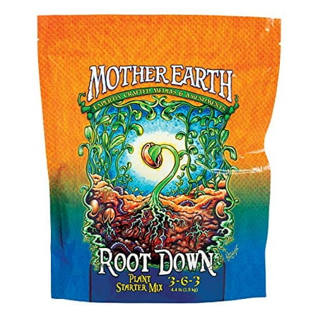 Mother Earth Root Down plant starter mix bag, 4.4 pounds
