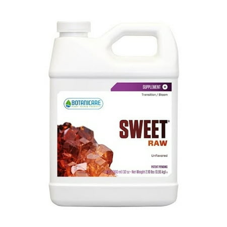 Botanicare Sweet Raw Plant Supplement bottle, 1 quart