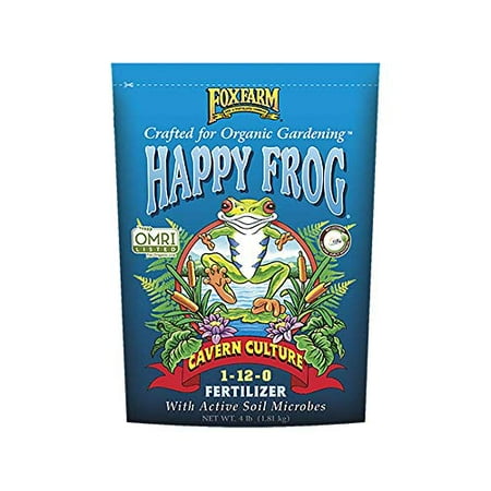 Happy Frog Cavern Culture organic plant fertilizer bag, 4 pounds