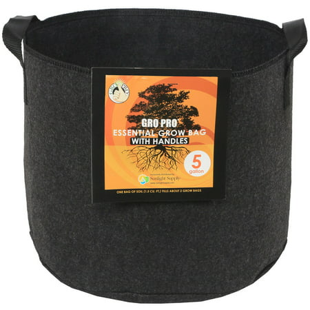 Gro Pro Essential fabric pot handles, close-up