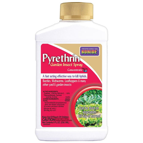 Bonide Pyrethrin Aphid Killer Concentrate 8 oz bottle, front label