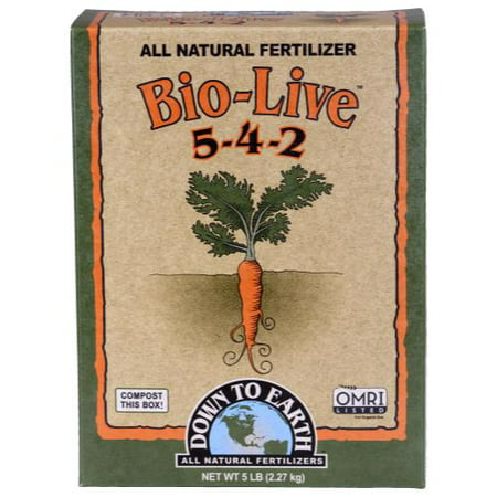 Load image into Gallery viewer, Down To Earth Organic Bio-Live Fertilizer Mix 5-4-2  5 lb
