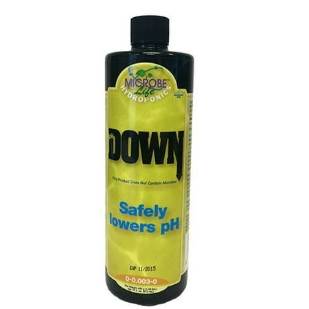 Microbe Life Hydroponics pH Down bottle, 32 ounces
