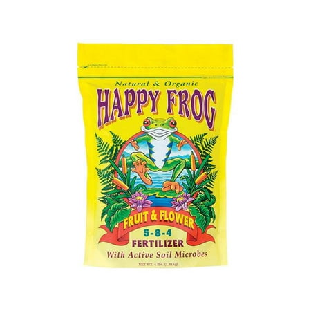 Happy Frog Fruit and Flower organic fertilizer bag, 4 pounds