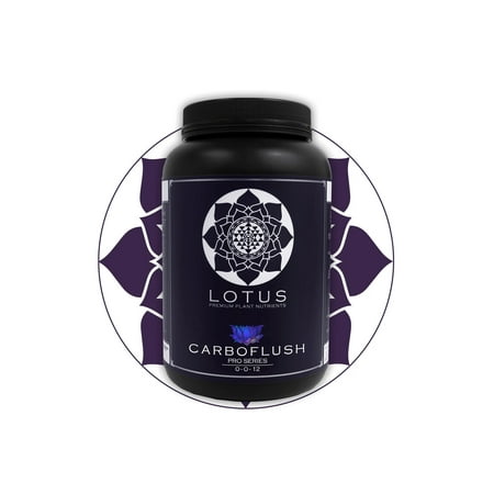 Lotus Carboflush hydroponic fertilizer bottle, 9 ounces