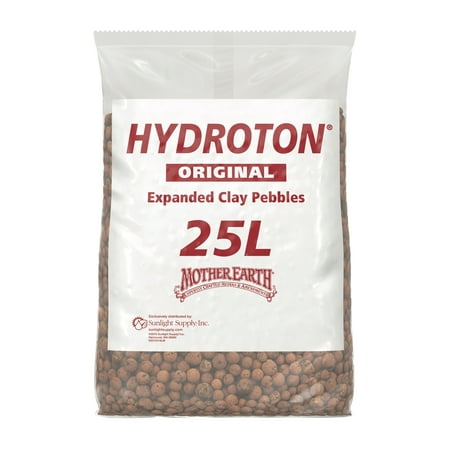 Mother Earth Hydroton expanded clay pebbles bag, 25 liters