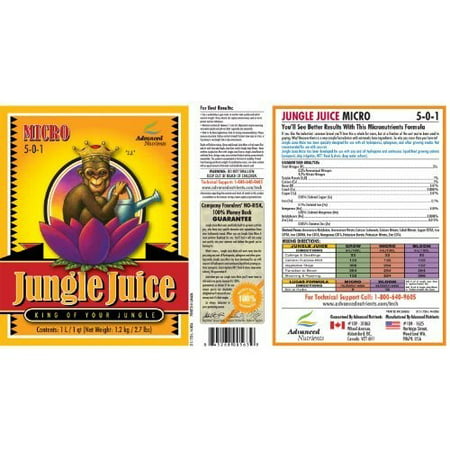 Load image into Gallery viewer, Advanced Nutrients Jungle Juice Micro Fertilizer, 1-Liter [1 Liter]
