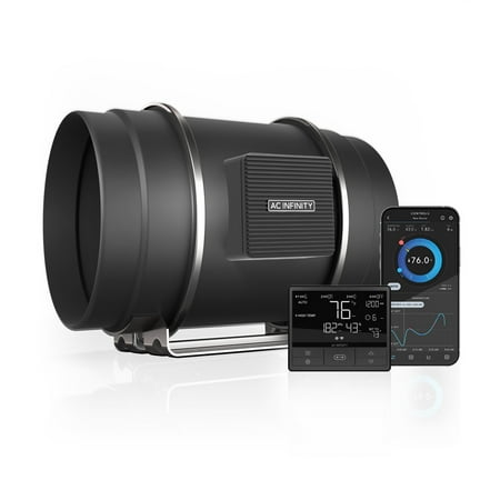 AC Infinity CLOUDLINE PRO T8 fan, controller display