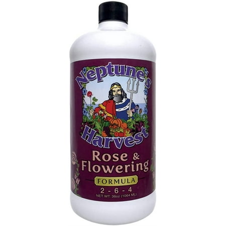 Load image into Gallery viewer, Neptune&#39;s Harvest Rose &amp; Flowering Formula 2-6-4, 32oz
