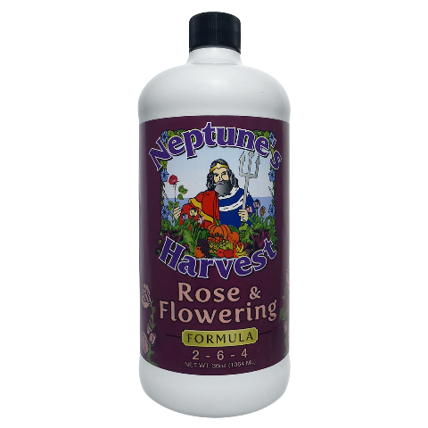 Load image into Gallery viewer, Neptune&#39;s Harvest Rose &amp; Flowering Formula 2-6-4, 32oz
